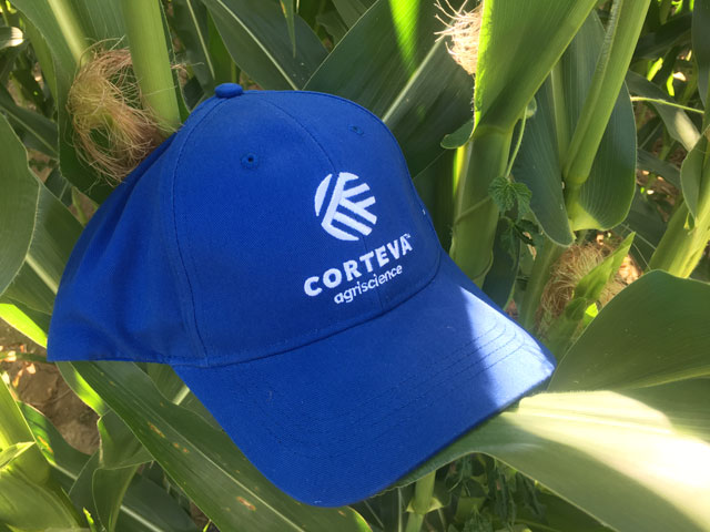 Corteva will wear its own hat after spinning off from DowDuPont on June 1. (DTN photo by Pamela Smith)